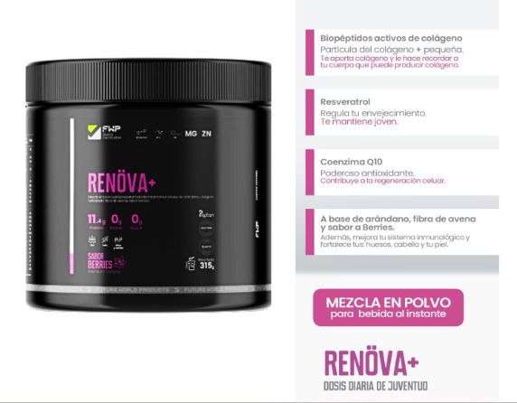 COLAGENO RENOVA+ DOSIS DIARIA DE JUVENTUD